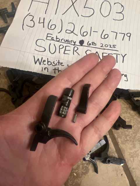 AR15/AK Super Safety (Tool Steel) FRT Forced Reset