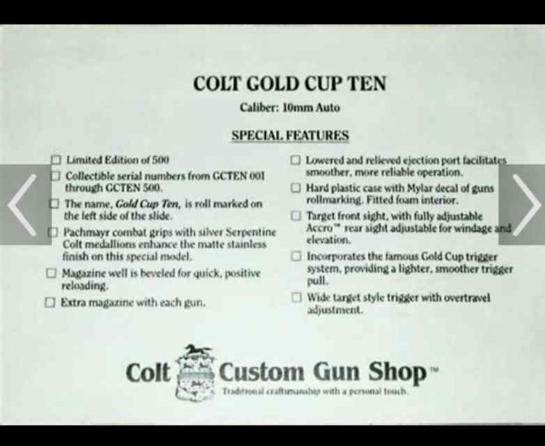Colt Custom Shop 