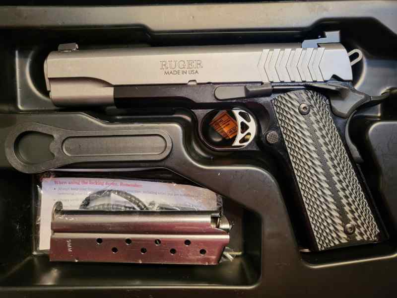 Ruger SR1911 9mm Stainless Excellent, Like New!