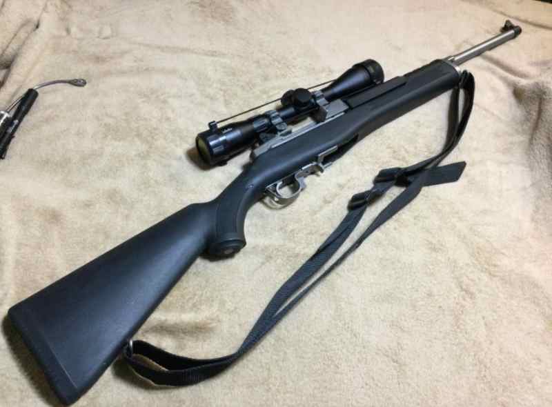 RUGER MINI-30 STAINLESS RIFLE in 7.62x39 Cal. W/Ac