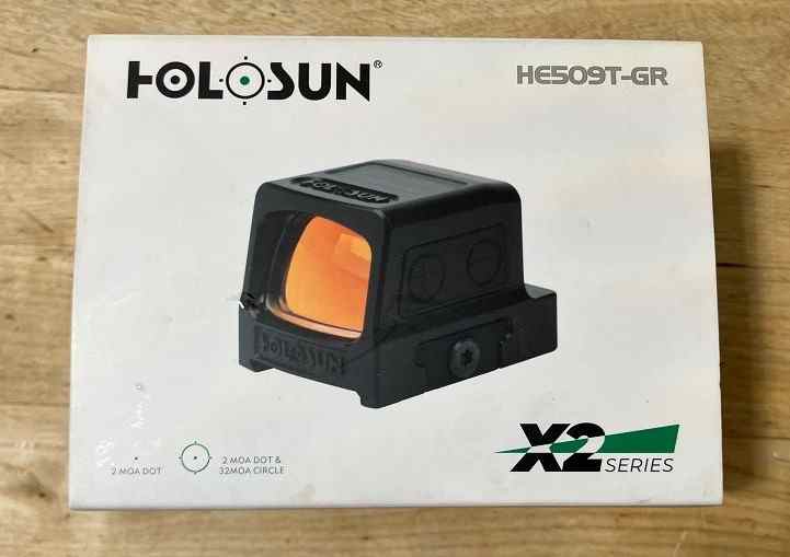 Holosun HE509T-GR X2 Reflex Optical Green Dot NIB