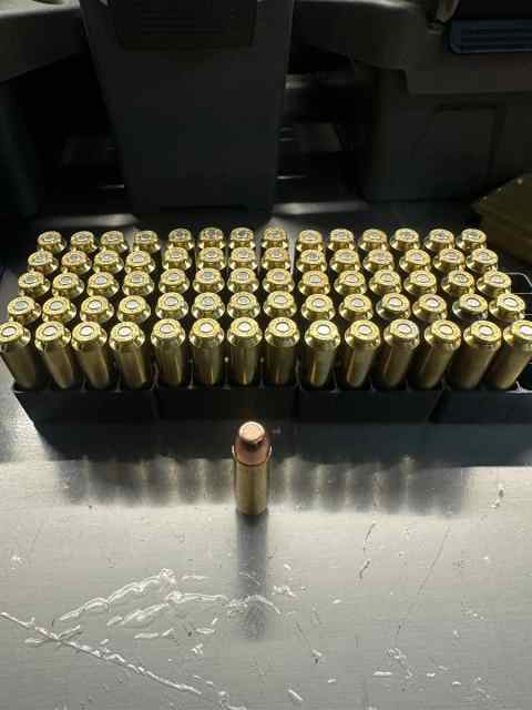 50 Beowulf 350g Flat Nose FMJ Ammo