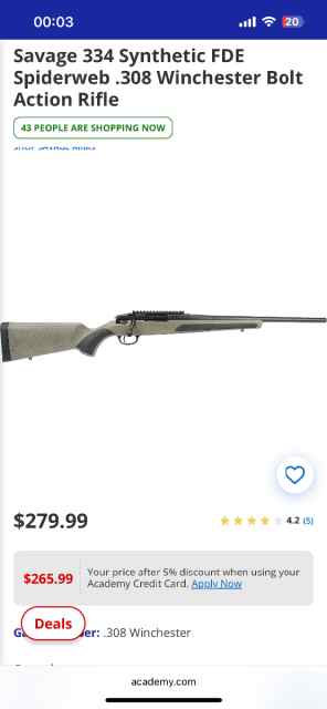 Stevens 334 FDE for sale NIB