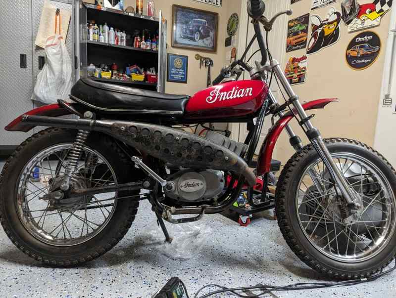 1974 Indian MX73 Vintage Dirt Bike