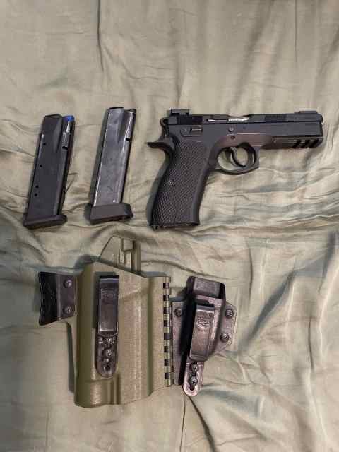 Pistols For Sale : Cz 75 Sp-01 9mm. Used Guns.