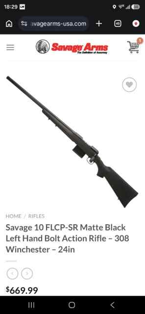 Savage 10 FLCP-SR(Lefty)