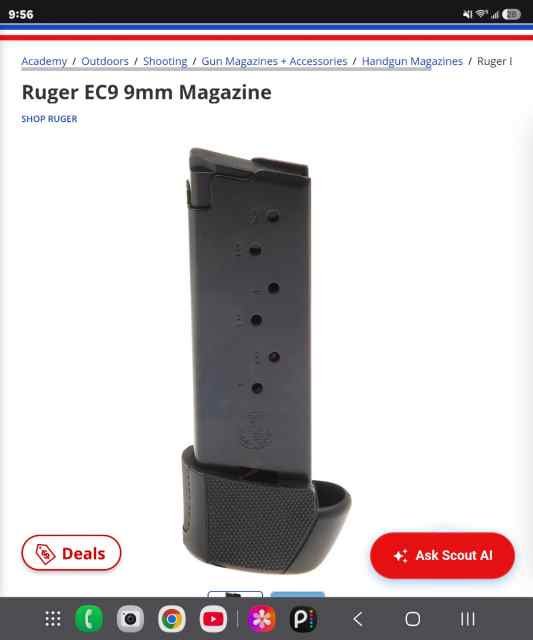 Looking for ruger ec9s mag