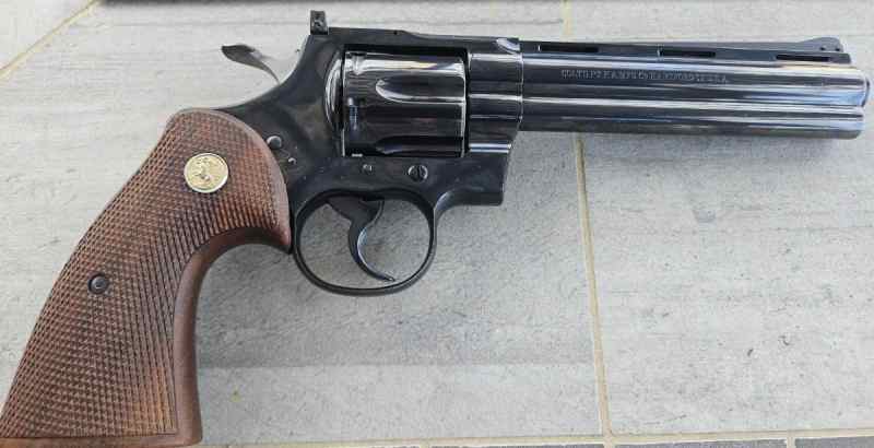 1957 Blue Colt Python 6" barrel 357 Magnum w/Orig 