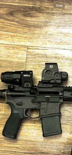 EOtech exps3/magnifier and risers 