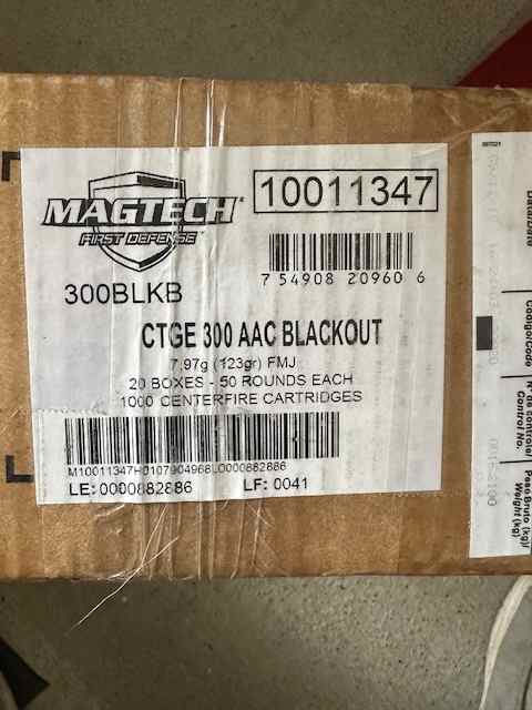 Magtech 300 ACC BLK 123gr FMJ - 100 rds