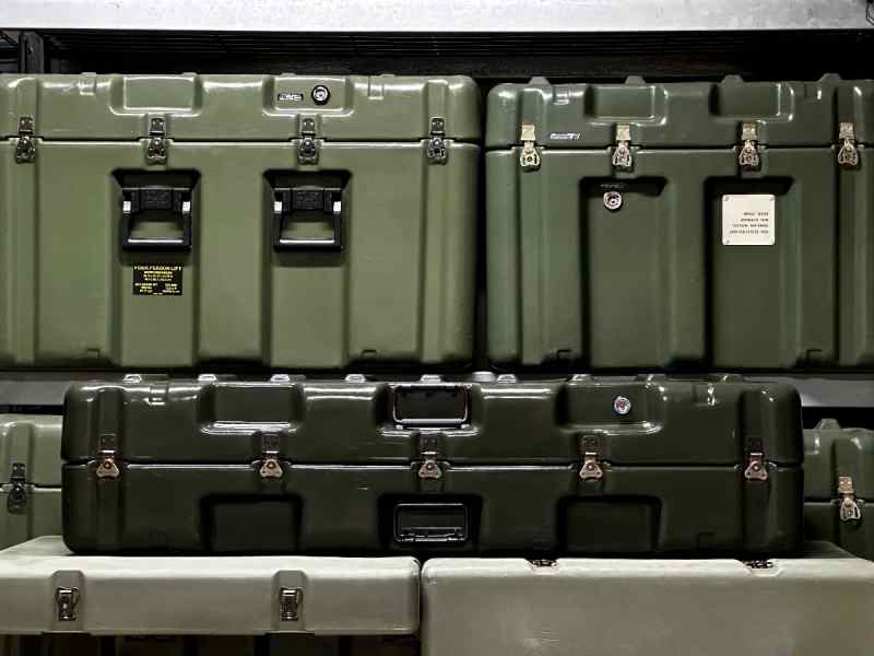 MILITARY PELICAN HARDIGG 472 M249 STORAGE CASE GN