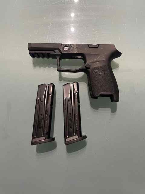 New P320 Compact Grip module and 2 9mm mags