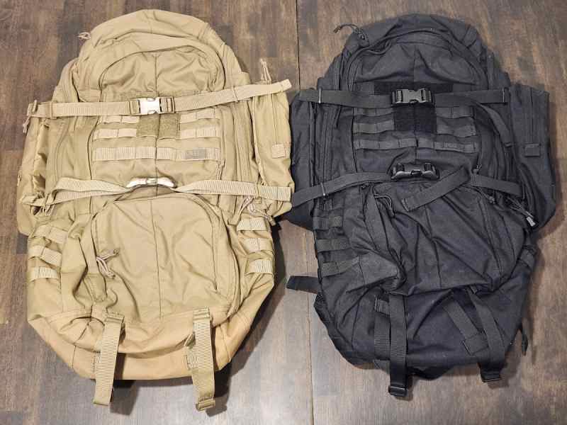 5.11 Rush 100 hiking backpacks, like new 