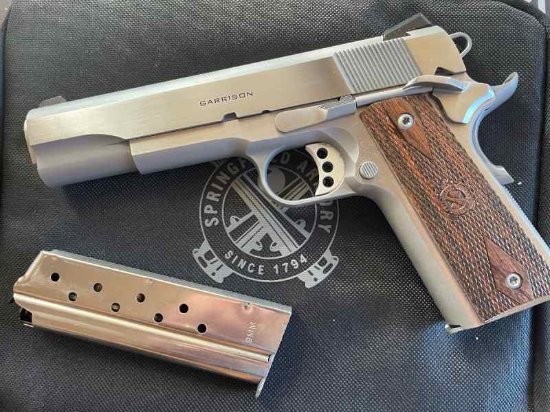 New Springfield Garrison 1911 stainless 9mm