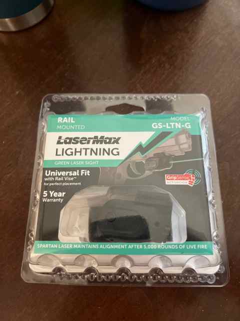 NEW - LaserMax Lightning Green Laser 