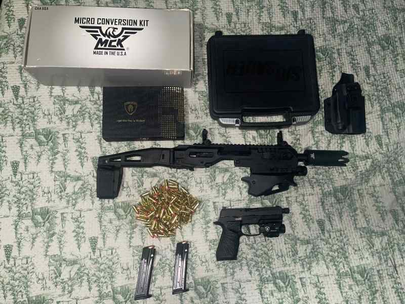 Wilson combat p320 with mck and extras 