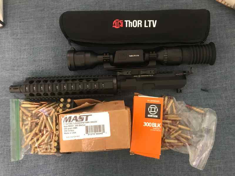 10.5&quot; 300BLK upper, ATN Thor and Ammo