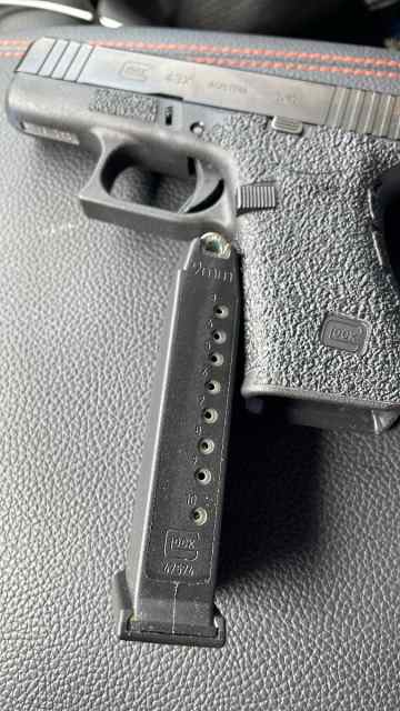 Glock 43x (newest gen) + Leather IWB holster
