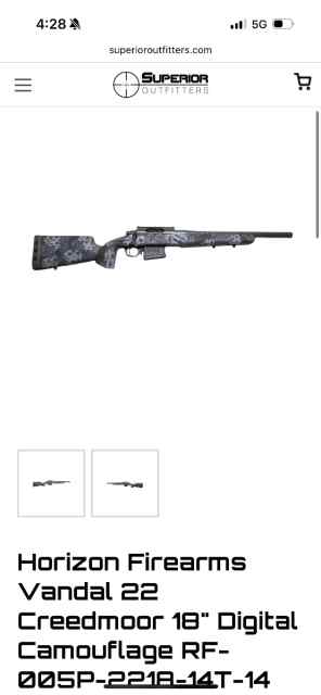 ISO HORIZON 22 OR 6 CREED