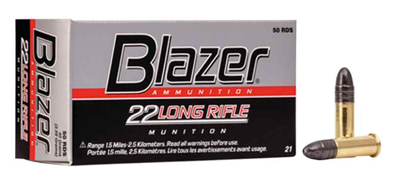 CCI Blazer High Velocity 22LR 40gr LRN 50rd Box - 
