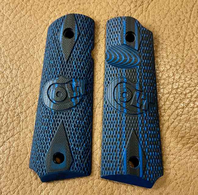 VZ Grips for Colt 1911 Full Size BLUE