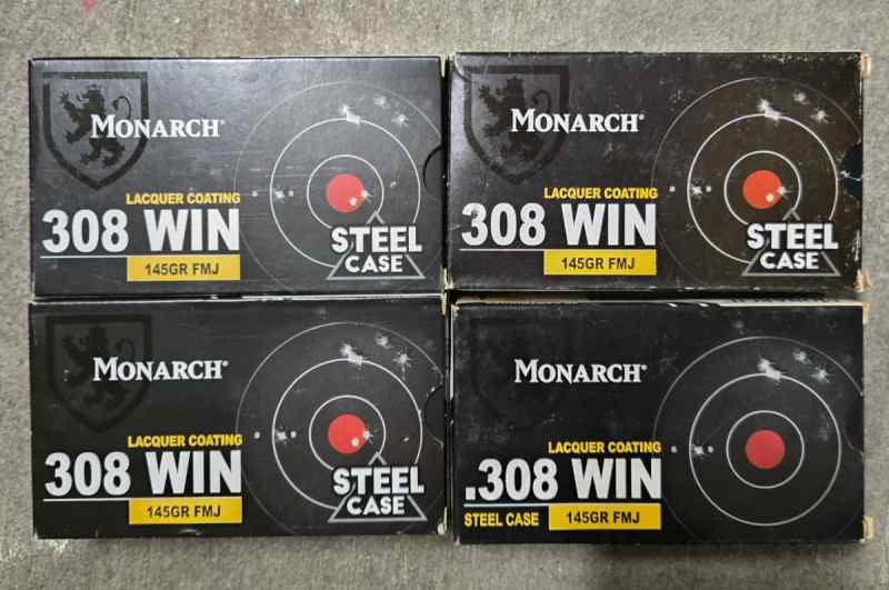Monarch and TulAmmo .308 Ammo