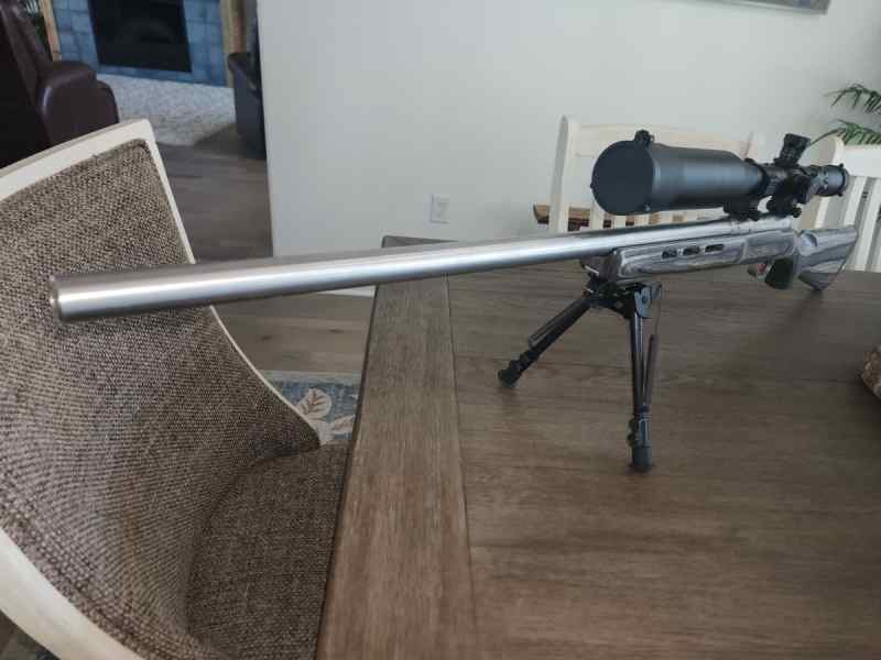 Savage model 12 stainless long range target rifle