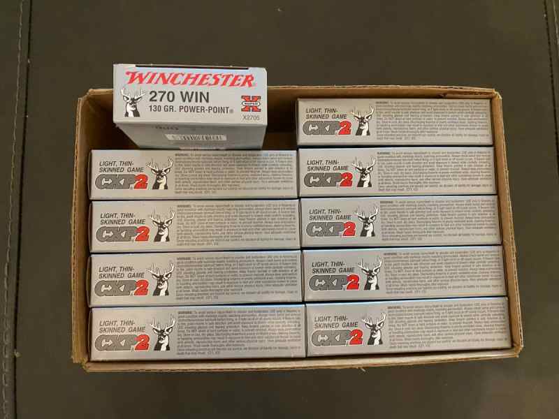 Winchester 270, 130 gr. X2705