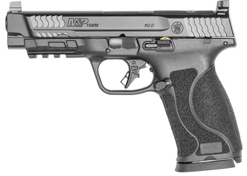 S&amp;W M&amp;P M2.0 Optics Ready 10mm Auto 4.60″ 15+1 Bla