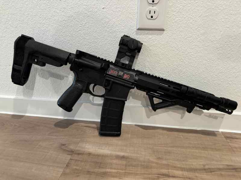 300BO 10.5 AR15 Fully kitted (ARP+SBA3)