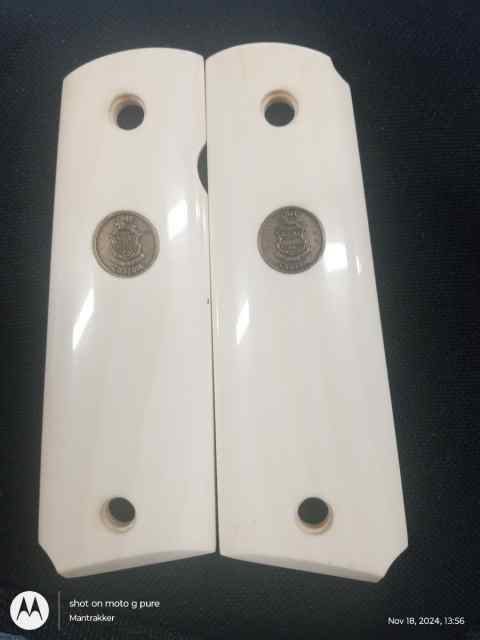 COLT CUSTOM SHOP NOS IVORY GRIPS 1911 $1000