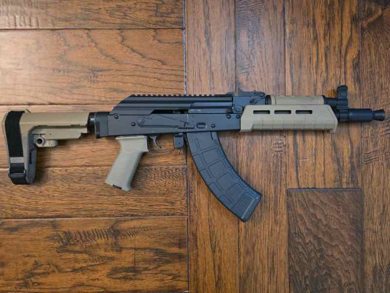 PSA AK-P 7.62x39 pistol w/brace