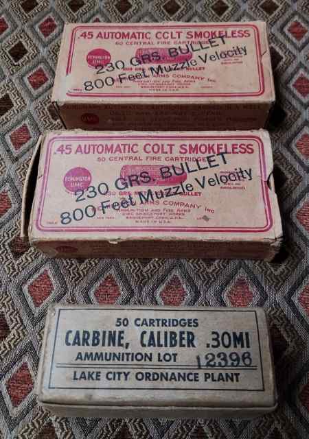 Vintage 45 Automatic Colt Smokeless Ammo 1920s 