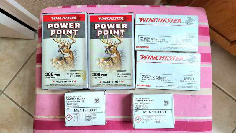 7.62x51 NATO &amp; 308 Winchester Ammo
