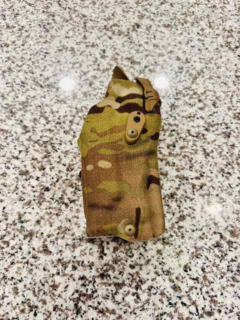 Staccato XC Holster optic and X300 Multicam