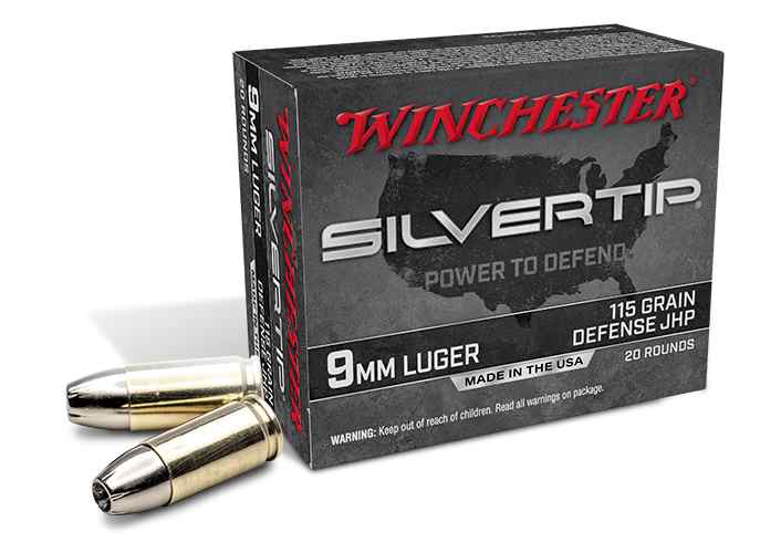 Winchester Silvertip HP 9mm Luger 115 Grn