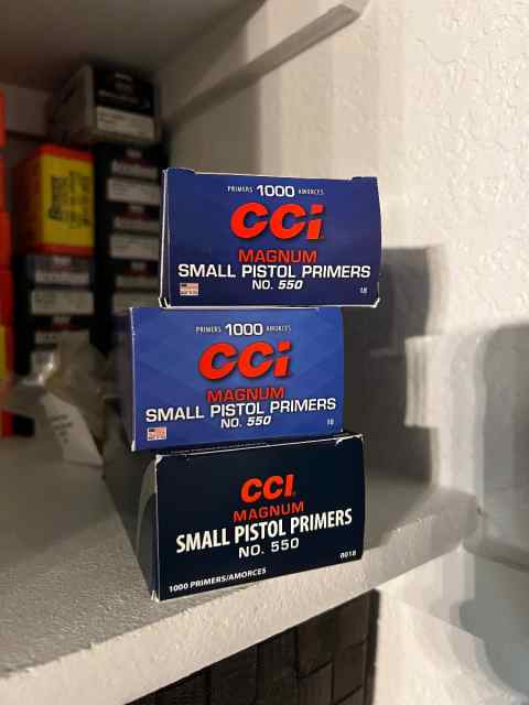 CCI 550 Magnum Small Pistol Primers