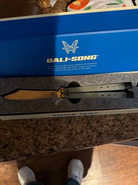 Benchmade Necron Bali-Song Butterfly Knife Jade 