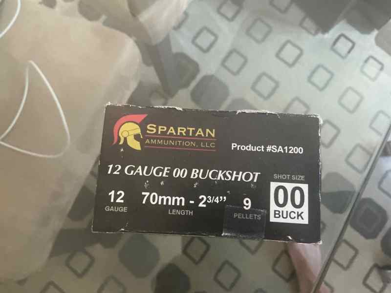 Spartan 12 Gauge OO Buckshot 70mm-2 3/4 9 pellets