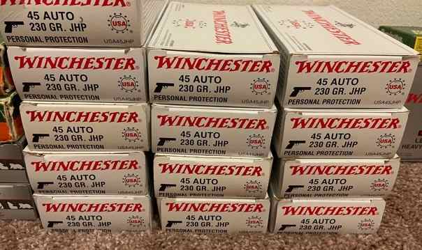 Winchester .45 ACP 230gr JHP