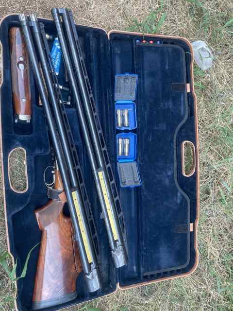 Over under 12g Trap Clay Shotgun German Kreighoff