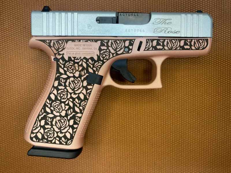 NEW IN BOX - Glock 43X - &quot;The Rose&quot; -  9mm
