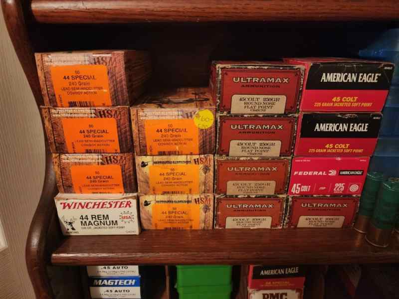 44 Special,41 Mag,45 Long Colt,44 Mag,45ACP, 38S&amp;W