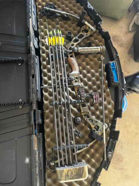 Ready to go bowtech Bow with case &amp; extras