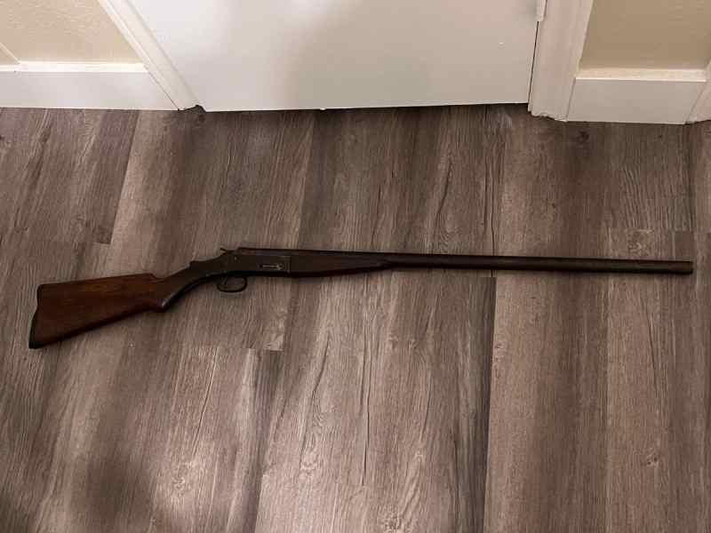 Vintage Antique Single Shotgun 12 ga