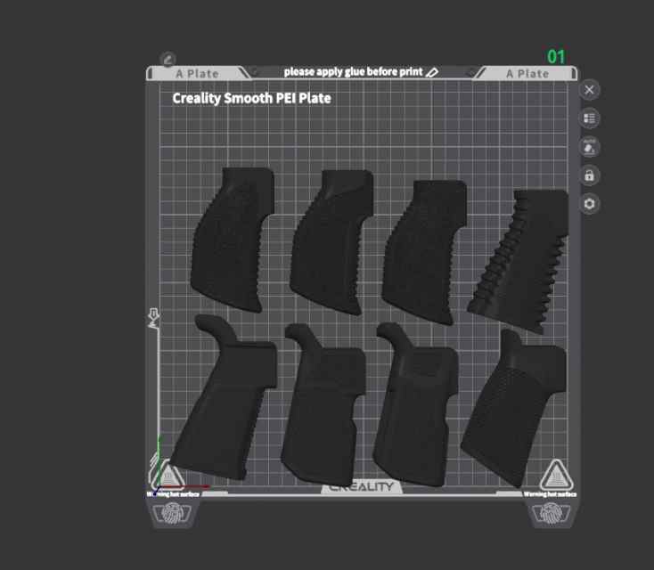 3D Printed Rifle and Pistol Parts for Sale