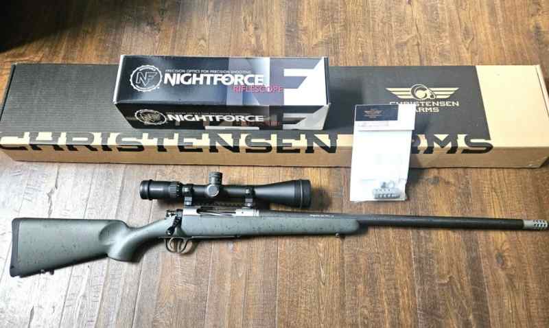 Christensen Ridgeline 24&quot; 300PRC Rifle + NIGHTFORC