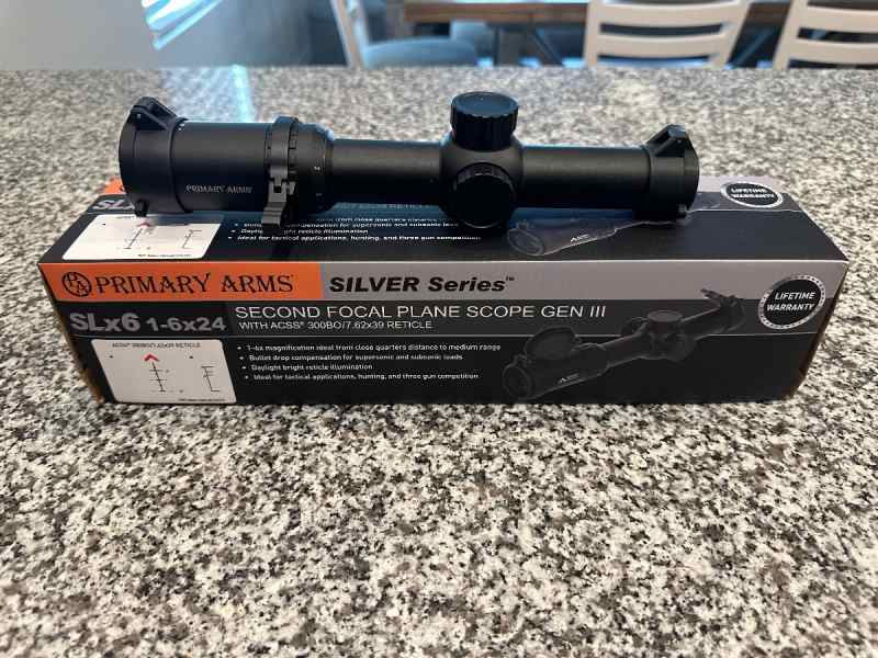 PA SLx 1-6x Gen3 300BO/7.62x39