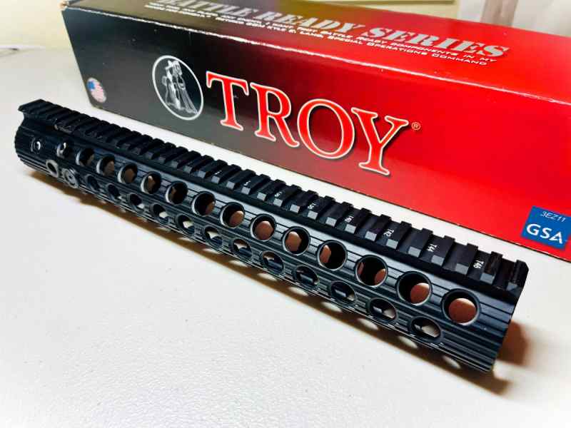 TROY 13in Alpha Rail, Black