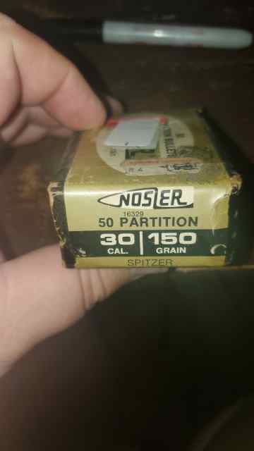 308 Nosler Partition bullets